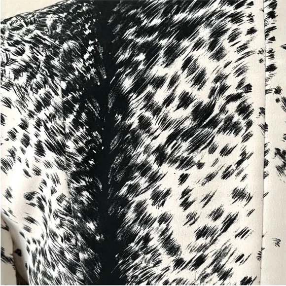 Alberto Makali Womens Animal Print MotoJacket Nehru Collar with leather trim - Picture 9 of 14